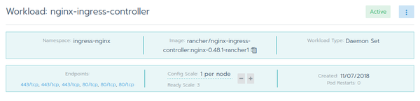 Rancher Workload nginx-ingress-controller in local cluster
