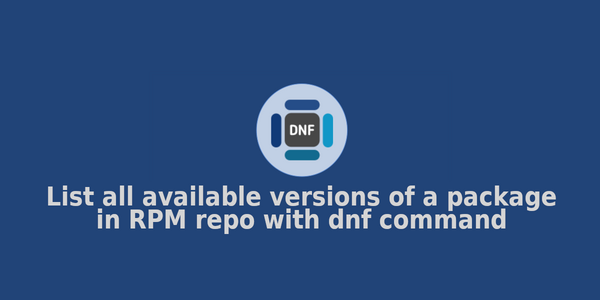 List all available versions of a package in RPM repository