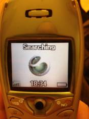 Sony Ericsson T68i Searching