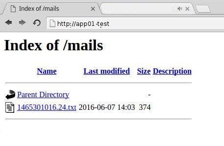 Fake dummy smtp server showing mails in browser