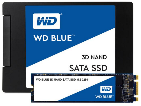 Western Digital WD Blue Solid State Drives (SATA and M2 NVME)