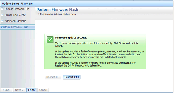 IMM2 firmware update