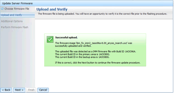 IMM2 firmware update