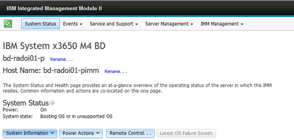 IMM2 status