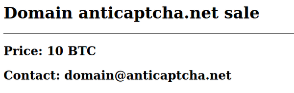 anticaptcha.net for sale