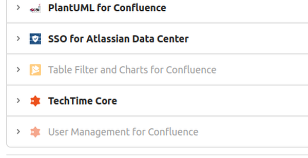 Atlassian Confluence disabled plugins after upgrade