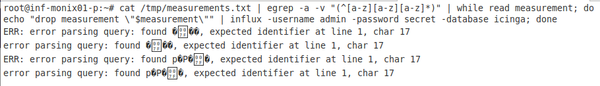 Trying to drop InfluxDB corrupt measurements