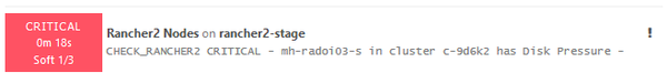 check_rancher2 detects disk pressure on kubernetes node