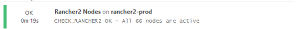 Rancher 2 monitoring shows all Kubernetes nodes OK