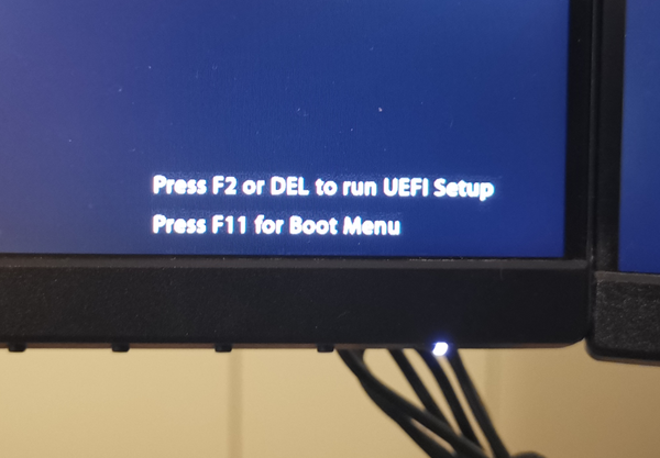 Press F2 or DEL to enter UEFI Setup