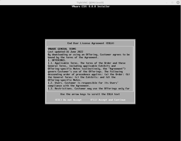 ESXi 8.0.0 EULA