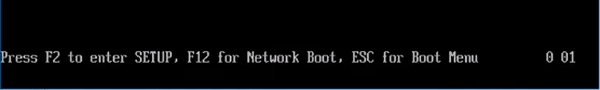 Press ESC for Boot menu in VMware