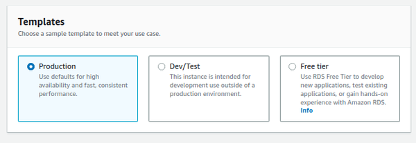 RDS templates