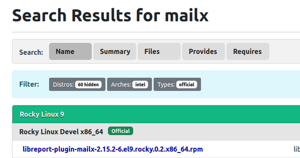 no mailx package in Rocky Linux 9