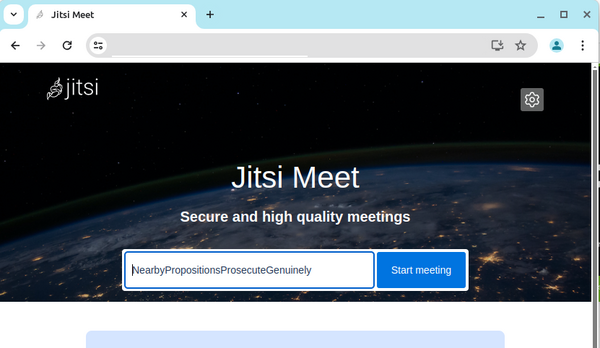 Jitsi Meet