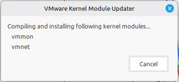 VMware Player Kernel Module Installation