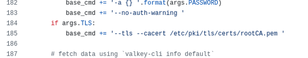 Hardcoded cacert path in the code