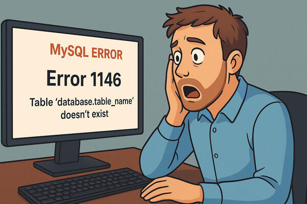 MySQL Error 1146: Table does not exist