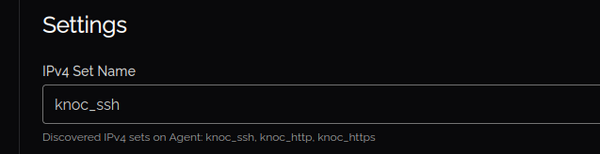 Knocknoc ipset