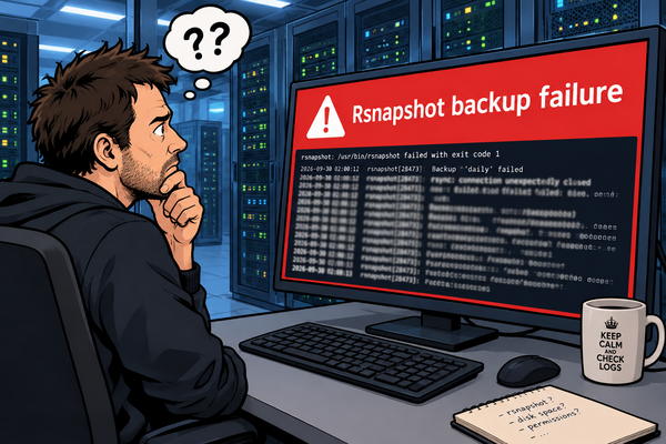 Rsnapshot error after Kernel update