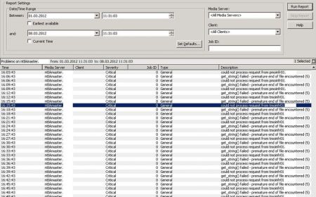 NetBackup errors could not process request, get_string failed