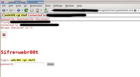 webr00t cgi shell