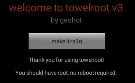 towelroot rooted xperia tablet z