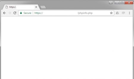Cached php page empty in browser