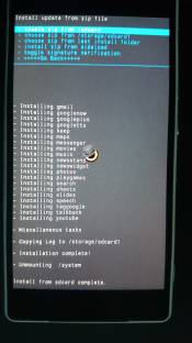 Installing Open Gapps on Sony Xperia Z2