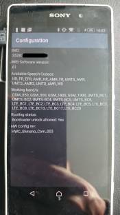 Get IMEI from Sony Xperia Z2