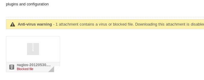 Gmail attachment disabled