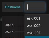 Grafana variable hostname