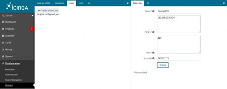 Icingaweb2 X509 Module Create Scan Job