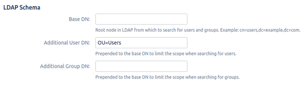 Jira Active Directory missing BaseDN