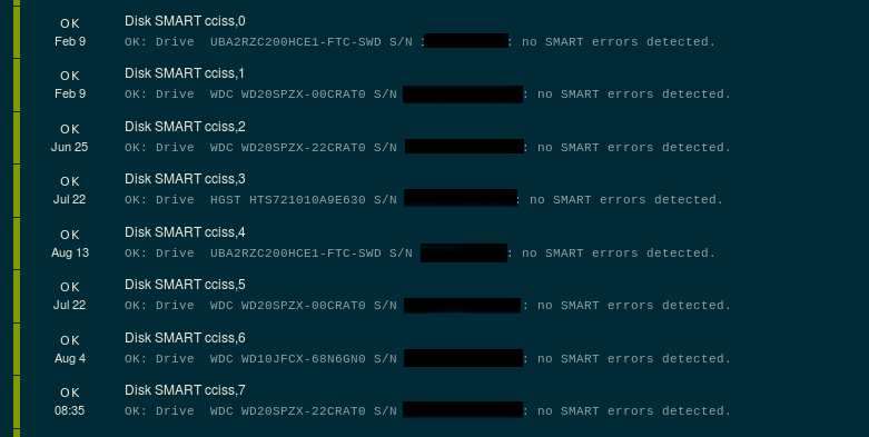 check_smart multiple drives with drive names