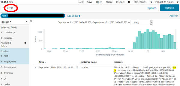 Kubernetes cluster errors logged after upgrade