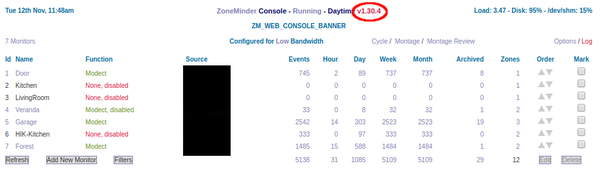 Zoneminder 1.30 overview