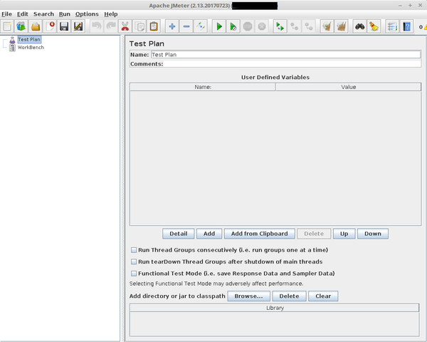 Jmeter GUI via remote X session