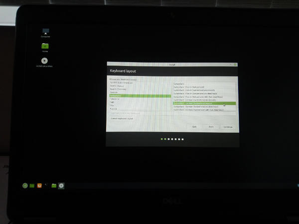 Linux Mint 19.3 keyboard layout