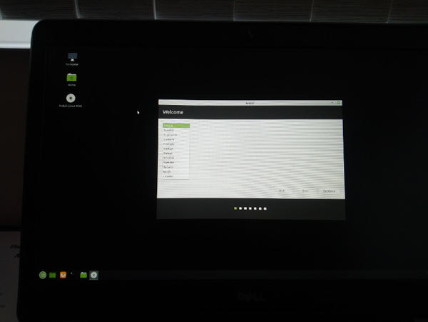 Linux Mint 19.3 language selection