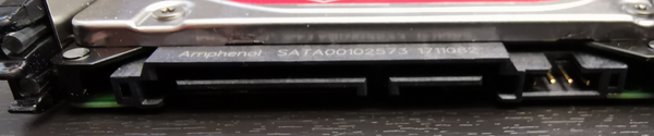 SATA connector on HDD or SSD are the same