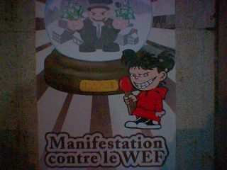 Anti WEF Demonstration Poster