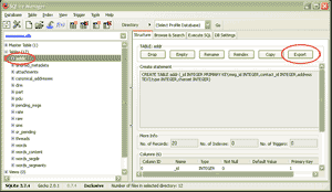 SQLite Manager Android mmssms.db