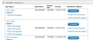 Dell SAS Driver Windows 2003 setup