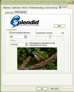 Asus Splendid Settings