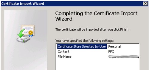 Windows import SSL certificates